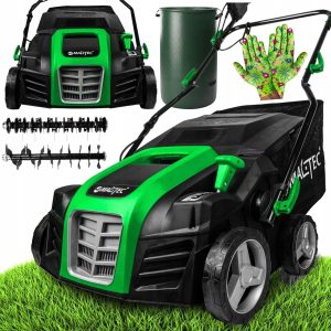 MOCNY AERATOR WERTYKULATOR ELEKTRYCZNY KOSZ 58L 3w1 2800W 40cm AREATOR