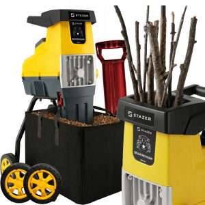 Rozdrabniacz elektryczny rębak do gałęzi frezowy zbiornik 60l 44mm 3600W