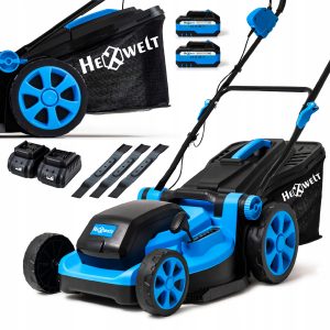 KOSIARKA AKUMULATOROWA 40V 8Ah 40CM MOCNA ŁADOWARKA BATERIA + 2aku ZESTAW