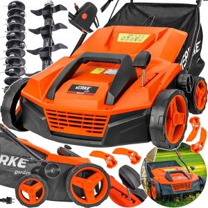 AERATOR WERTYKULATOR ELEKTRYCZNY TRAWY 3w1 AERACJA WERTYKULACJA 2 x WAŁKI