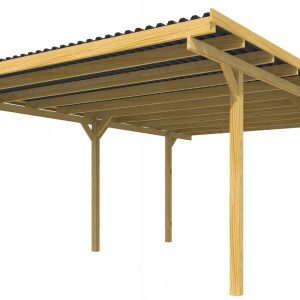 WIATA GARAŻOWA 400X600cm PŁYTA PVC